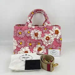 PRADAプラダ　プラージュバケットバッグ1BE04　ハンドショルダー　フラワー PRADAプラダ プラージュバケットバッグ1BE04 ハンドショルダー