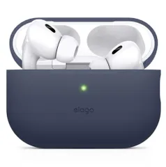 新品 【elago】 AirPods Pro2 対応 ケース 耐衝撃 薄型 ソフト シリコン カバー Lightning USB-C ワイヤレス充電 MagSafe 対応 [ Apple AirPods Pro 2 アップル エアポッツプロ2 第2世代 対応