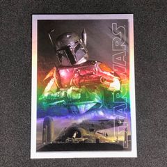 Boba Fett / ボバ・フェット 2022 Topps スターウォーズ マスターワーク オリジナル三部作ポスター Rainbow Foil #OT-19