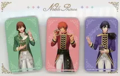 【中古】バッジ・ピンズ 嶺二/音也/トキヤ スクエア缶バッジ3個セット ノーブルプリンスVer. 「うたの☆プリンスさまっ♪」