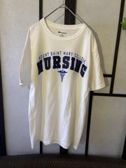 超珍品看護学校ｔシャツ【00s】champion tee チャンピオン ｔシャツ　mount saint mary college　マウント・セント・メアリー大学 医学部