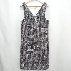 ◇ ⊇ ◎ ●未使用● Doula Doula バックスリット入り ロング丈 ワンピース サイズF ブラック系 レディース E  【1502200007814】