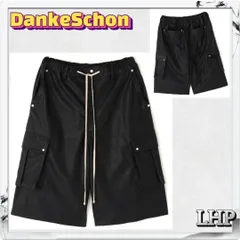 訳有 DankeSchon ナイロン カーゴ ショートパンツ ショーツ L 黒 DANKE SCHON カーゴパンツ DankeSchon/ダンケシェーン/水溶性