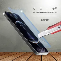 iPhone12 mini ガラスフィルム 抗菌 指紋 気泡 防止 保護フィルム 9H ガラス iPhone12mini iPhone 12 mini アイフォン12mini アイフォン12ミニ araree Sub Core