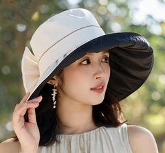 ハット 帽子 ツバ広帽子 つば広  パナマ帽 日よけ帽子 レディース UVカット 小顔 リポン付き 日よけ 海 紫外線 女優帽  UV対策  新作 女性用 春 夏用 旅行