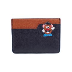 ANYA HINDMARCH アニヤハインドマーチ Mr Potato Head カードケース レザー ネイビー系【いおき質店】