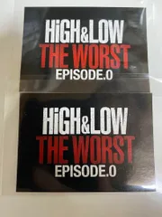 【セール!!実施中です!!】HIGH&LOW THE WORST EPISODE.0 ロゴステッカー 2枚