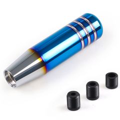 新品 morytrade シフトノブ MT シフト トラック 軽トラ 軽トラック アルミ 汎用 13cm ロング (チタンカラー)