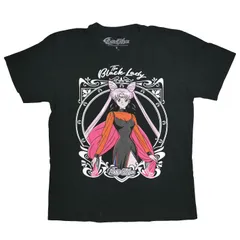 【S】海外限定 日本未発売 アニメ セーラームーン ブラックレディ Tシャツ ちびうさ