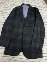 未使用品 BEAMS PLUS ビームスプラス チェック ブレザー ジャケット BLACK WATCH BLAZER ～KENNETH FIELD × BEAMS PLUS～｜BEAMS