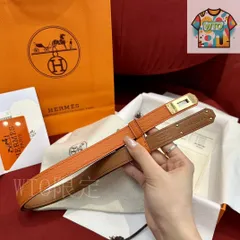 【今日特価】Herm?s レディース エプソムレザーベルト-1