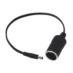 シガーソケット メス DCジャック 5.5-2.1mm YFFSFDC オスコネクタ付き シガレットライター 12V コネクタアダプタ 30cm