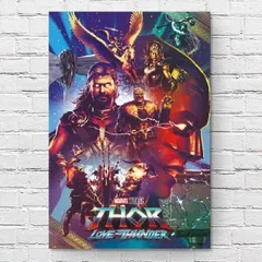 映画ポスター ソー ラブアンドサンダー マーベル THOR LOVE AND THUNDER 24×36inc (61×91.5cm) US版 of2