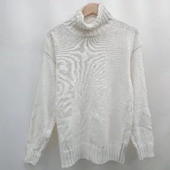 ◇ ⊇ BENDER TOKYO ベンダートウキョウ タートルネック 長袖 ニット セーター サイズM ホワイト系 メンズ E 【1506110005403】