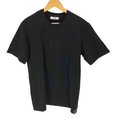 ミナペルホネン 半袖Tシャツ ダークネイビー ブラック ちょうちょ S