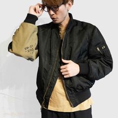 USA MA1(袖オイルクロス)リメイク フライトジャケット【T.K GARMENT SUPPLY】