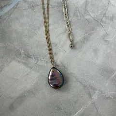 【B056】淡水パールネックレス40cm