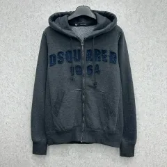 100 DSQUARED(ディースクエアード) y2k メンズ フード付き ジップアップパーカー