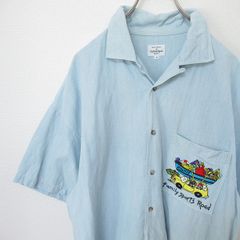 カステルバジャック Castelbajac 半袖シャツ ロゴ刺繍 メンズ [x956900ss]