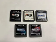 ポケットモンスター 　ダイヤモンド ・パール ・ブラック・ホワイト・ソウルシルバー　DS ソフト5点
