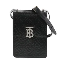 【中古】 BURBERRY （バーバリー） ﾛﾋﾞﾝ ｼｮﾙﾀﾞｰﾊﾞｯｸﾞ バッグ ショルダー/メッセンジャーバッグ  BT ﾓﾉｸﾞﾗﾑ ブラック Black 80328991 used:AB