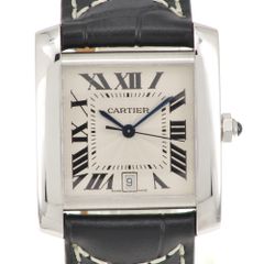 カルティエ CARTIER W50011S3 タンクフランセーズ LM デイト K18WG 自動巻き メンズ 美品 R#141555