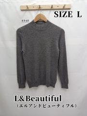 6940　L&Beautiful（エルアンドビューティフル）　ニット　L