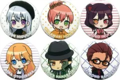 【中古】バッジ・ピンズ 全6種セット 「バーチャルYouTuber にじさんじ Kawaii cafe オリジナル缶バッジ」