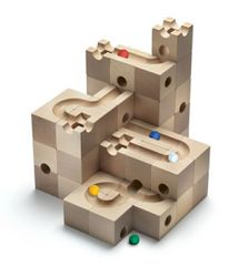 cuboro スタンダード５０ （cuboro standard 玉の道 玉ころがし 木のおもちゃ 知育玩具 積み木 白木 立方体 キュボロ