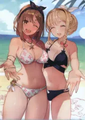 【中古】クリアファイル ライザ＆クラウディア・バレンツ A4クリアファイル 「PS4/Switchソフト ライザのアトリエ ～常闇の女王と秘密の隠れ家～」 ゲーマーズ購入特典