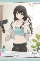 夜のクラゲは泳げない」描き下ろし等身大タペストリー③渡瀬キウイ 