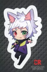 【中古】シール・ステッカー Ras(デフォルメ) ステッカー 「Crazy Raccoon×GiGOキャンペーン」 クレーンゲーム特典 第2弾