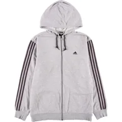 古着 アディダス adidas スウェットフルジップパーカー メンズL相当/eaa578997