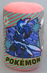 【中古】クッション・本体 ピンク×グリーン 円柱型クッション～COMIC ART～ 「ポケットモンスター」