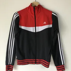 アディダス クライマ365 トラックジャケット レディース S ブラック/レッド 2681202510070005