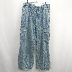 ◇ Θ RAGEBLUE レイジブルー ウエストゴム 綿100% デニム サイズL ブルー系 メンズ E  【1506300025419】