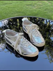 （新品未使用 ）ONITSUKA TIGER MEXICO 66 Silver Off White オニツカタイガー メキシコ 66 SDピュアシルバークリーム