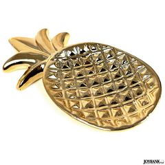 パイナップル アクセサリートレイ ゴールド