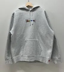 Supreme シュープリーム 22ss Bling Box Logo Hooded Sweatshirt パーカー サイズM グレー 綿83% ポリエステル17% カナダ製
