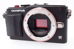 OLYMPUS PEN Lite E-PL3 ボディ ブラック #1467 - メルカリ
