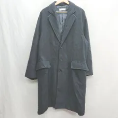 ◇ ⊇ WYM LIDNM ウィム バイ リドム 長袖 コート サイズL ブラック メンズ E  【1502180084218】