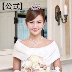 ANNAN WEDDING ティアラ ,SOGAネックレス イヤリング 3点 - メルカリ