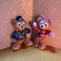 Disney ダッフィー＆シェリーメイ ぬいぐるみバッジ 七夕2015