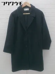 ■ ◎ chocol raffine robe ショコラ フィネ ローブ ライナー付 長袖 チェスター コート サイズF ネイビー レディース  【1102030045446】のサムネイル