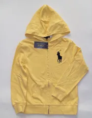新品＊ポロラルフローレン ビッグポニー ジップパーカー イエロー 130