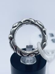 【正規品・RINKAN鑑定済】Chrome Hearts クロムハーツ SCRL BAND スクロールバンドリング（4.5号／5.127g）