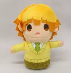 【中古】ぬいぐるみマスコット・ぬいぐるみバッジ 我妻善逸(キメツ学園ver.) ぽてっとますこっとぬいぐるみ 「鬼滅の刃 鬼滅祭オンライン -アニメ弐周年記念祭-」 ANIPLEX+受注生産限定