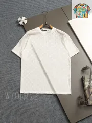 【今日特価】Louis Vuitton 25ss 暗紋タオル刺繍 T-1