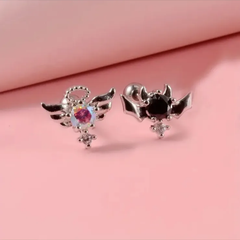 22.天使悪魔の羽スタッドピアス