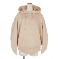 エムエムシックス メゾンマルジェラ MM6 Maison Margiela 20SS ロゴプリント サークル スウェットパーカー S ベージュ S62GU0037 国内正規